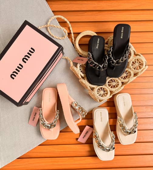 Miu miu plataforma corrente